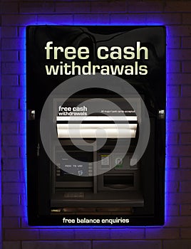 Cash dispenser free withdrawals