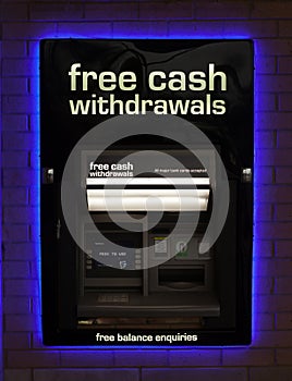 Cash dispenser free withdrawals photo