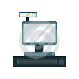 Cash dispenser vector illustration.