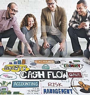 Cash Flow Finance Business Money Profit Budget Concept