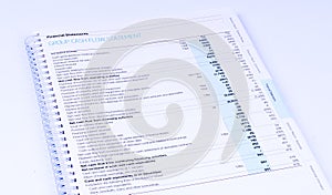 Cash flow statement