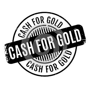 Cash For Gold rubber stamp