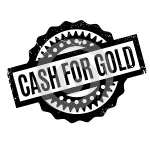 Cash For Gold rubber stamp