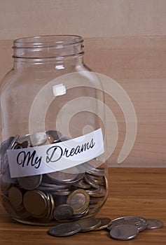 Cash Jar Filled for my Dreams