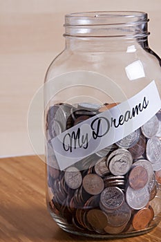 Cash Jar Filled for my Dreams