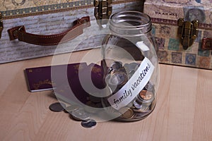Cash Jar Filled for my Vacations