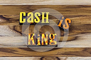 Cash king currency finance success economic transaction