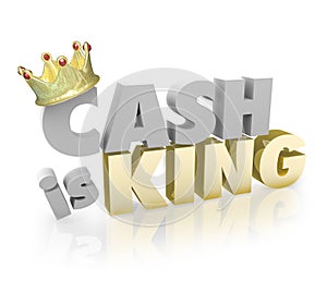 Cash is King Shopping Money Vs Credit Buy Power Currency