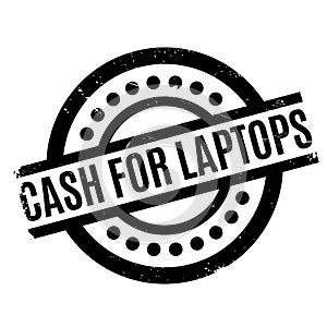 Cash For Laptops rubber stamp