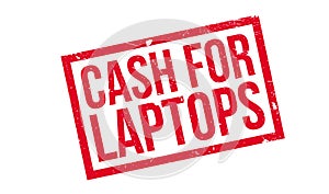 Cash For Laptops rubber stamp