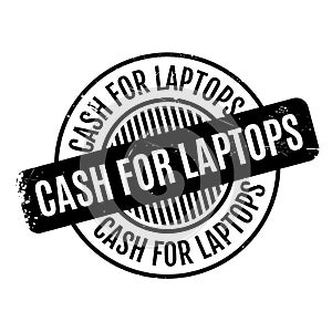 Cash For Laptops rubber stamp