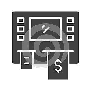 Cash Machine Icon Image.