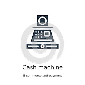 Cash machine icon vector. Trendy flat cash machine icon from e commerce collection isolated on white background. Vector