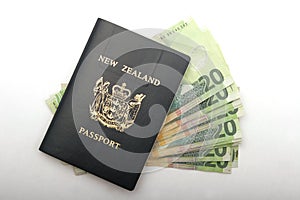 Cash in a passport