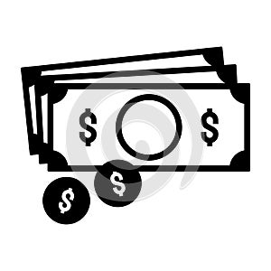 Cash payment symbol