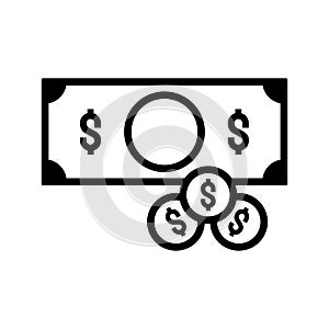 Cash payment symbol