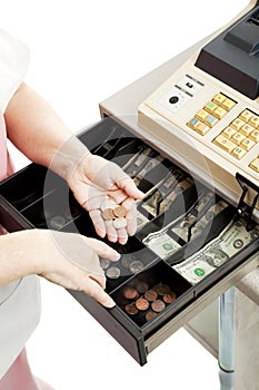 Cash Register Drawer Vertical