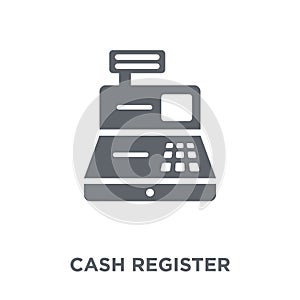 Cash register icon from collection.