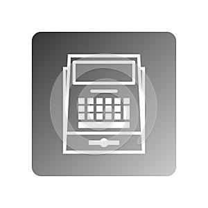 cash register icon vector