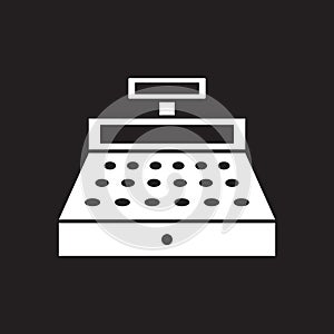 cash register icon vector