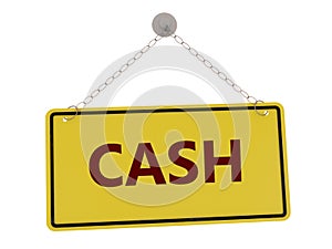 Cash sign