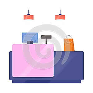 Cashdesk Flat Icon