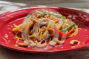 Cashew Coconut Lo Mein