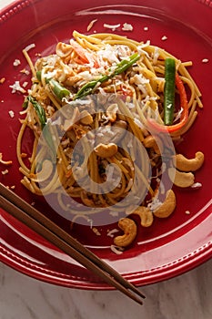 Cashew Coconut Lo Mein