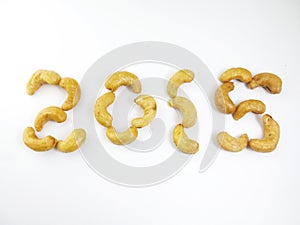 Cashew nuts Happy New Year 2015