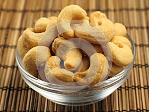 Cashews in a Small Bowl photo