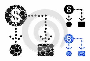 Cashflow Composition Icon of Circles