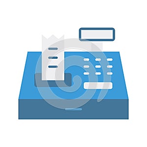 Cashier Machine icon vector image.