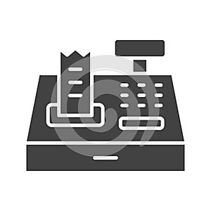 Cashier Machine icon vector image.