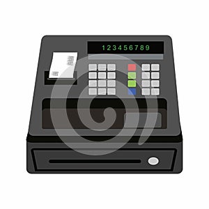 Cashier Machine icon vector image.