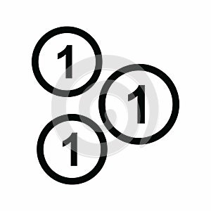 Cashier Machine icon vector