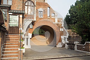 The Casina delle Civette today Museum of Villa Torlonia in Rome, Italy