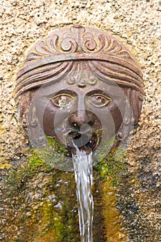 Casinca village water fountain