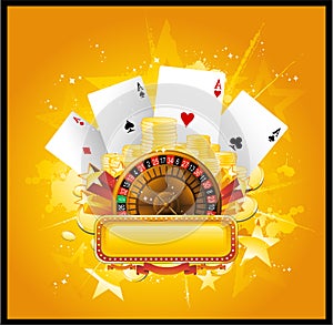 Casino background photo