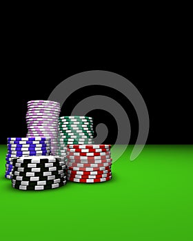 Casino Chips Background