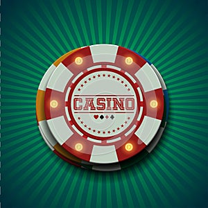 Casino chips photo