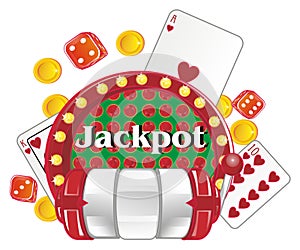 Casino with emoty slot