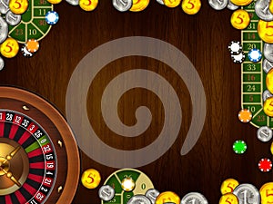 Casino gambling background texture illustration