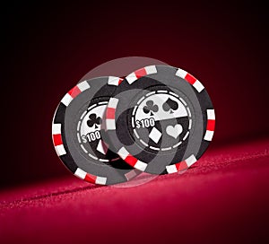 Casino gambling chips