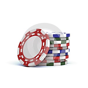 Casino gambling chips