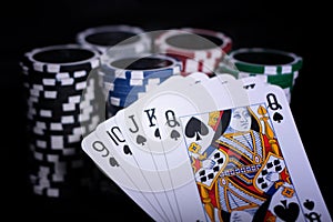 Casino gambling chips