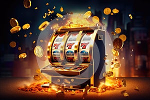 Casino golden slot machine wins the jackpot