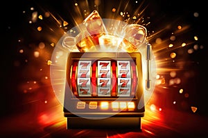 Casino golden slot machine wins the jackpot