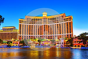 Casino, hotel and resort-Bellagio. Las Vegas