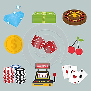 Casino icon design