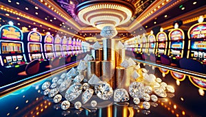 a casino jackpot winner winning riches betting luck slot machine win rich slots las vegas gamble gambling money wealth fortune